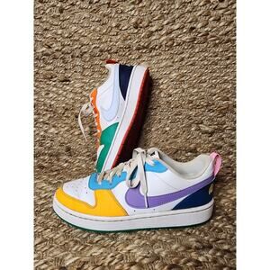 Nike Court Borough Low Recraft Multi-Color GS Big Kids Size 7Y Sneakers Shoes